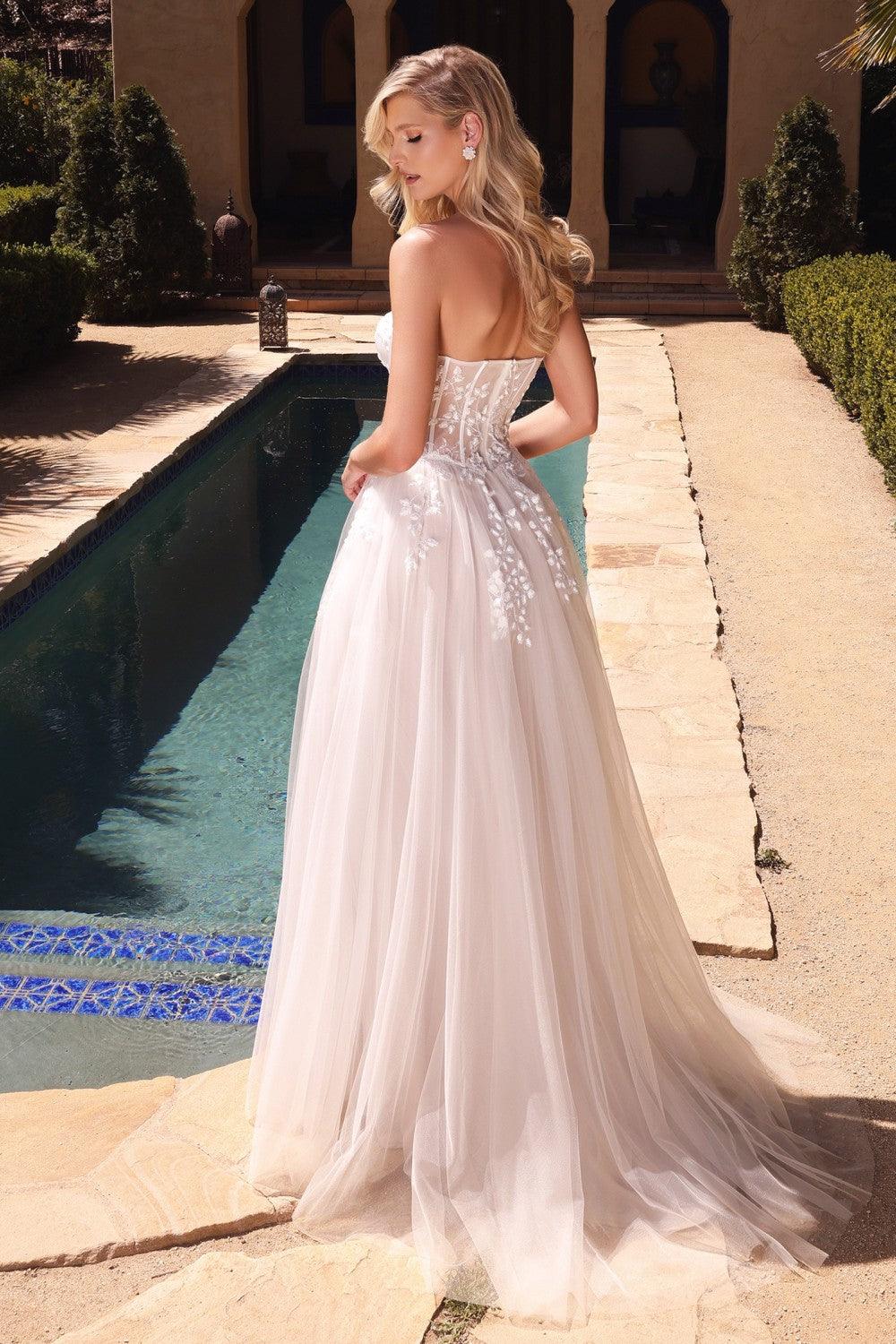 Cinderella Divine CB065W Long A-line Bridal Gown