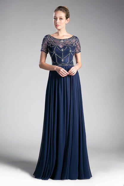 Long Dress Formal Evening Gown - The Dress Outlet Cinderella Divine