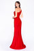 Long Formal Fitted One Shoulder Evening Prom Gown - The Dress Outlet Cinderella Divine