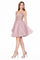 Prom Short Homecoming Beaded Bodice Cocktail Dress - The Dress Outlet Cinderella Divine