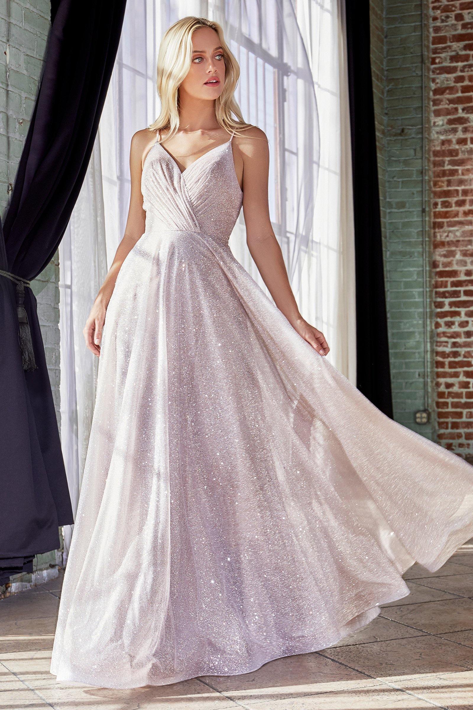 Spaghetti strap glitter dress hotsell