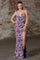 Long Spaghetti Strap Fitted Velvet Prom Dress - The Dress Outlet Cinderella Divine