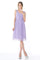 Short Bridesmaids Sleeveless Chiffon Prom Cocktail Dress - The Dress Outlet Cinderella Divine