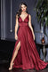 Burgundy Cinderella Divine CD7469 Long Prom Dress Evening Gown for $129 ...