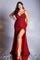 Sexy Glitter Red Prom Dress - The Dress Outlet