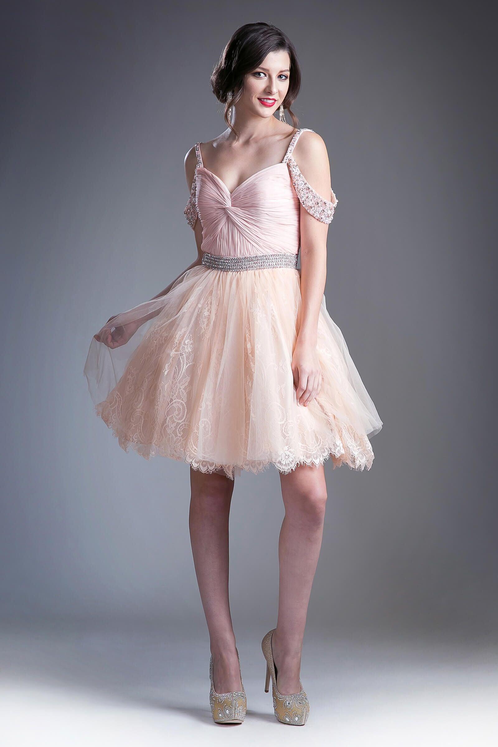 Short Prom Homecoming Cocktail Dress - The Dress Outlet Cinderella Divine