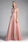 Long Chiffon V-Neck Prom Sleeveless Formal Dress - The Dress Outlet Cinderella Divine