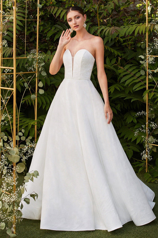 White Cinderella Divine CB0033W Long Bridal Gown Wedding Dress for $273 ...