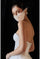 Beaded Off White Nude Formal Face Mask - The Dress Outlet