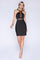 Fitted Short Dress Cocktail - The Dress Outlet Cinderella Divine