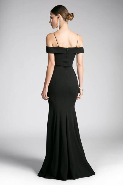Long Formal Off Shoulder Evening Prom Dress - The Dress Outlet Cinderella Divine