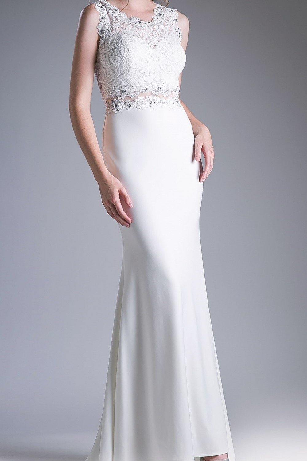 Formal Fitted Long Dress Evening Gown - The Dress Outlet Cinderella Divine