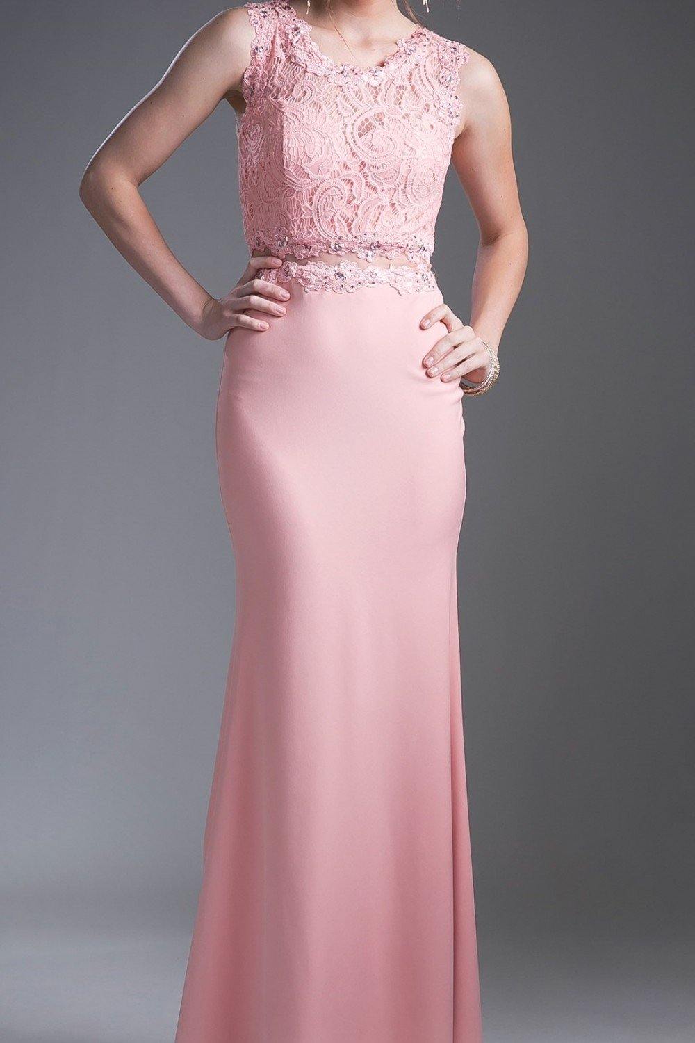 Formal Fitted Long Dress Evening Gown - The Dress Outlet Cinderella Divine