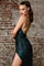 Cinderella Divine CH225 Prom Long Spaghetti Strap Evening Gown Emerald