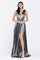 Metallic Long Prom Dress Evening Gown - The Dress Outlet Cinderella Divine