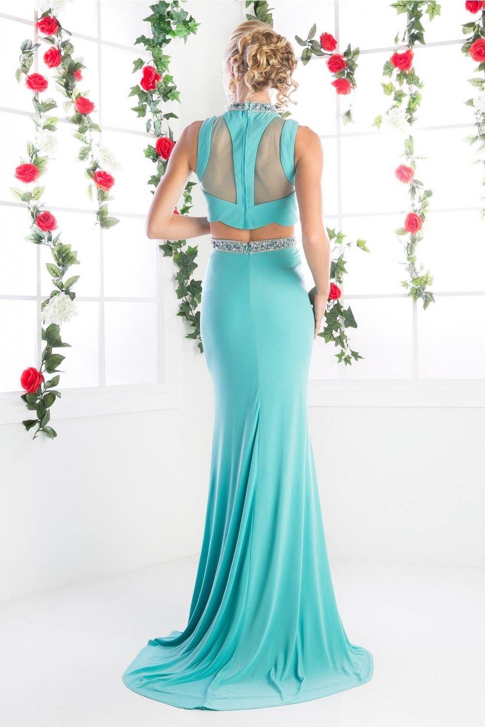 Two Piece Prom Dress - The Dress Outlet