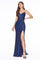 Long Formal Spaghetti Strap Fitted Prom Dress - The Dress Outlet Cinderella Divine