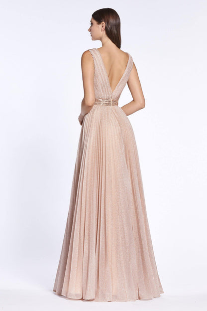 Long Formal Sleeveless Evening Prom Dress - The Dress Outlet Cinderella Divine
