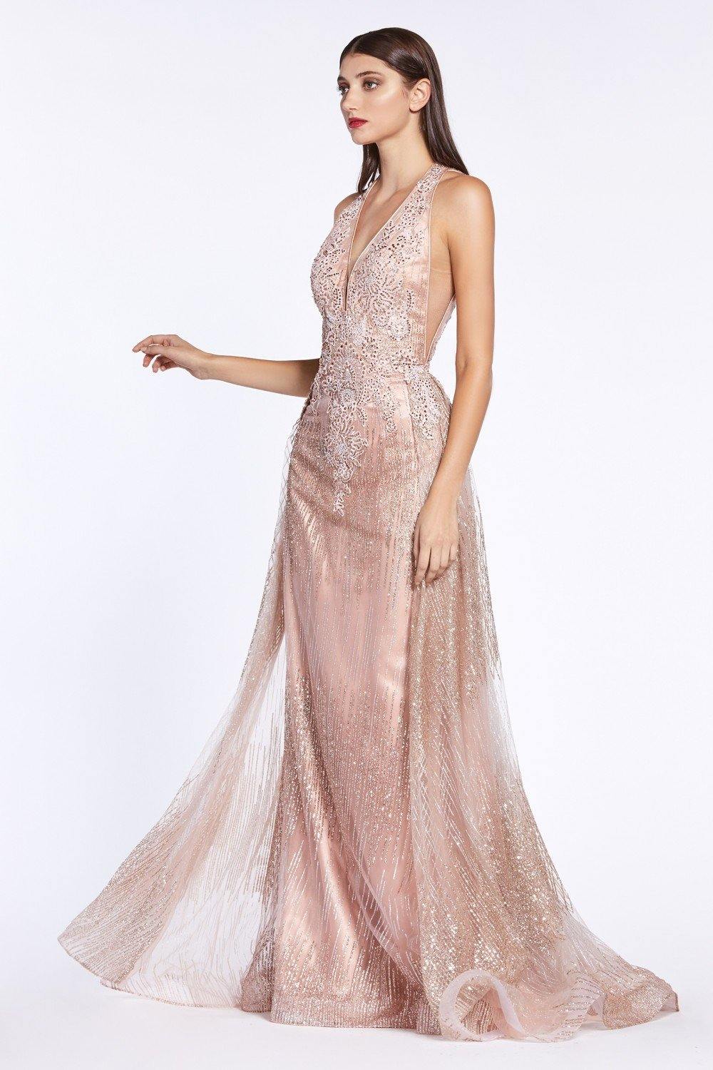 Sexy Sleeveless Long Prom Dress Evening Gown - The Dress Outlet Cinderella Divine