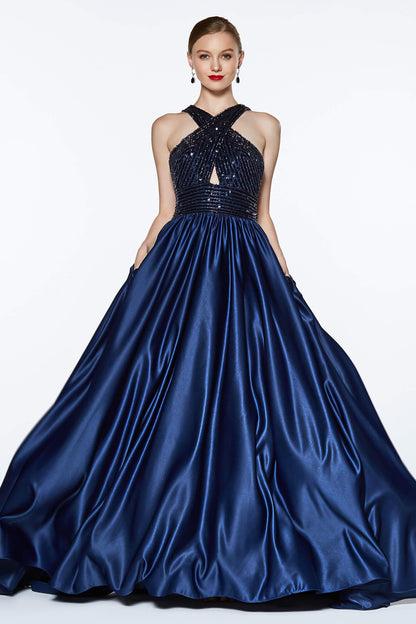 Long Prom Gown Formal Evening Dress - The Dress Outlet Cinderella Divine