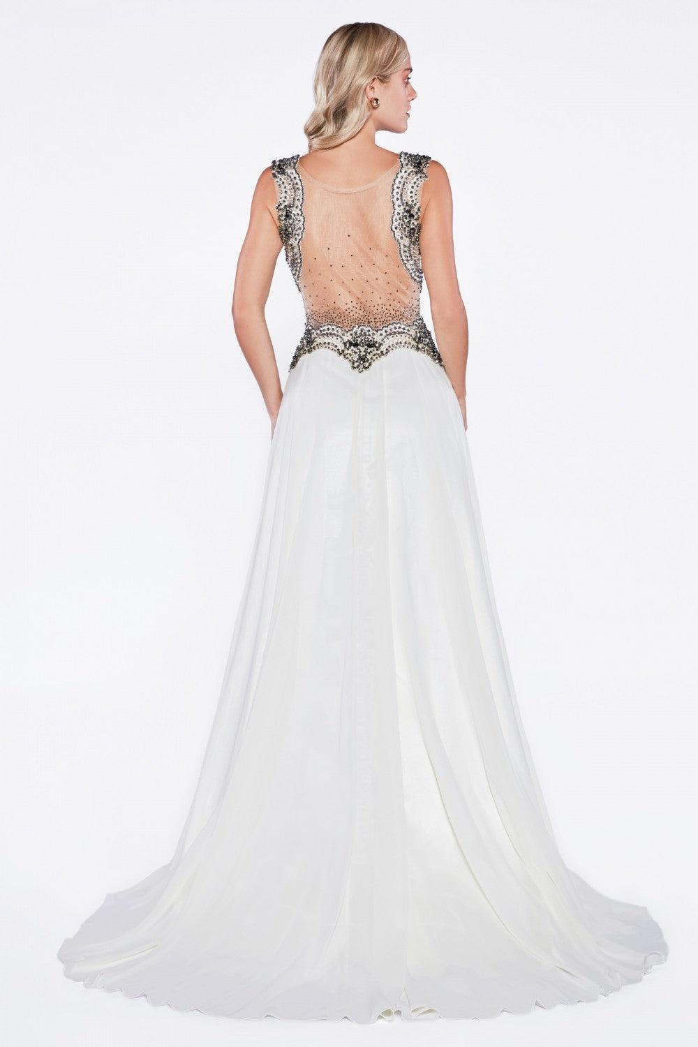 Long Sleeveless Formal Dress Prom - The Dress Outlet Cinderella Divine
