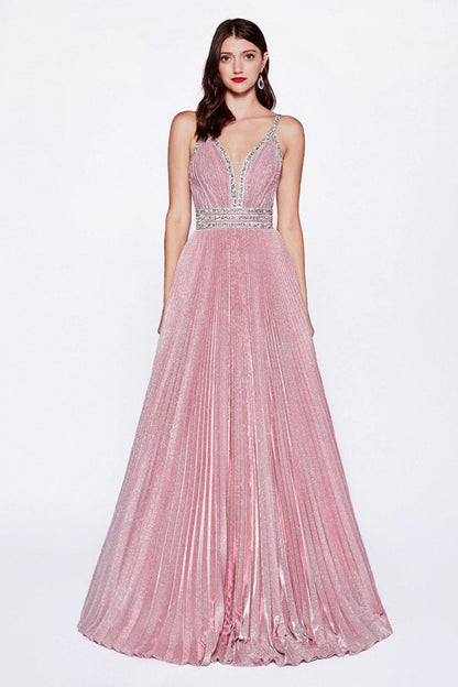 Long Prom Dress Sleeveless Evening Gown - The Dress Outlet