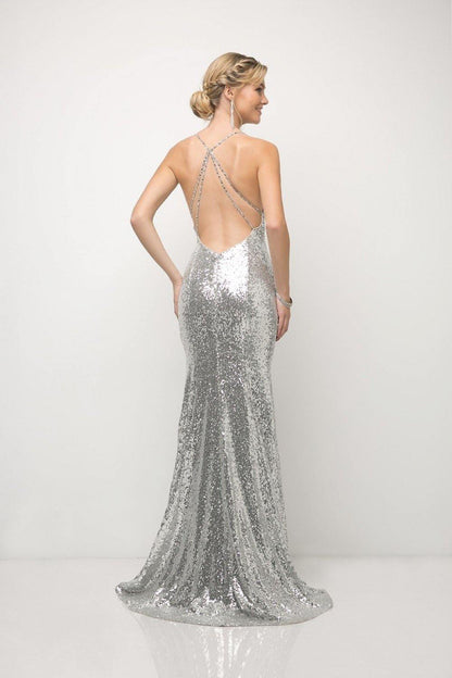 Sexy Fitted Long Gown Evening Dress - The Dress Outlet Cinderella Divine