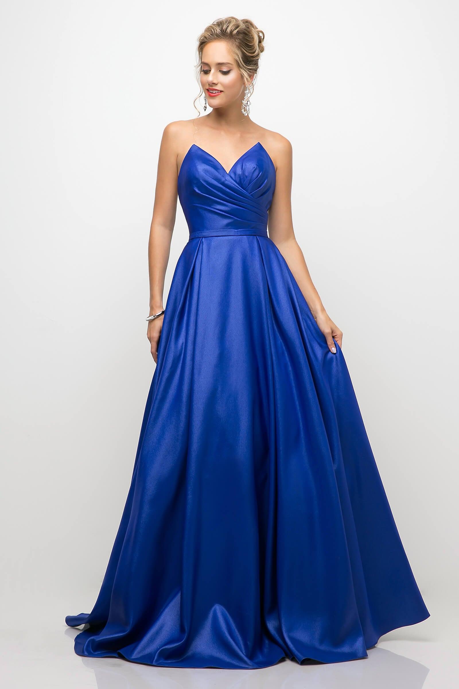 Strapless dress best sale with pointed top