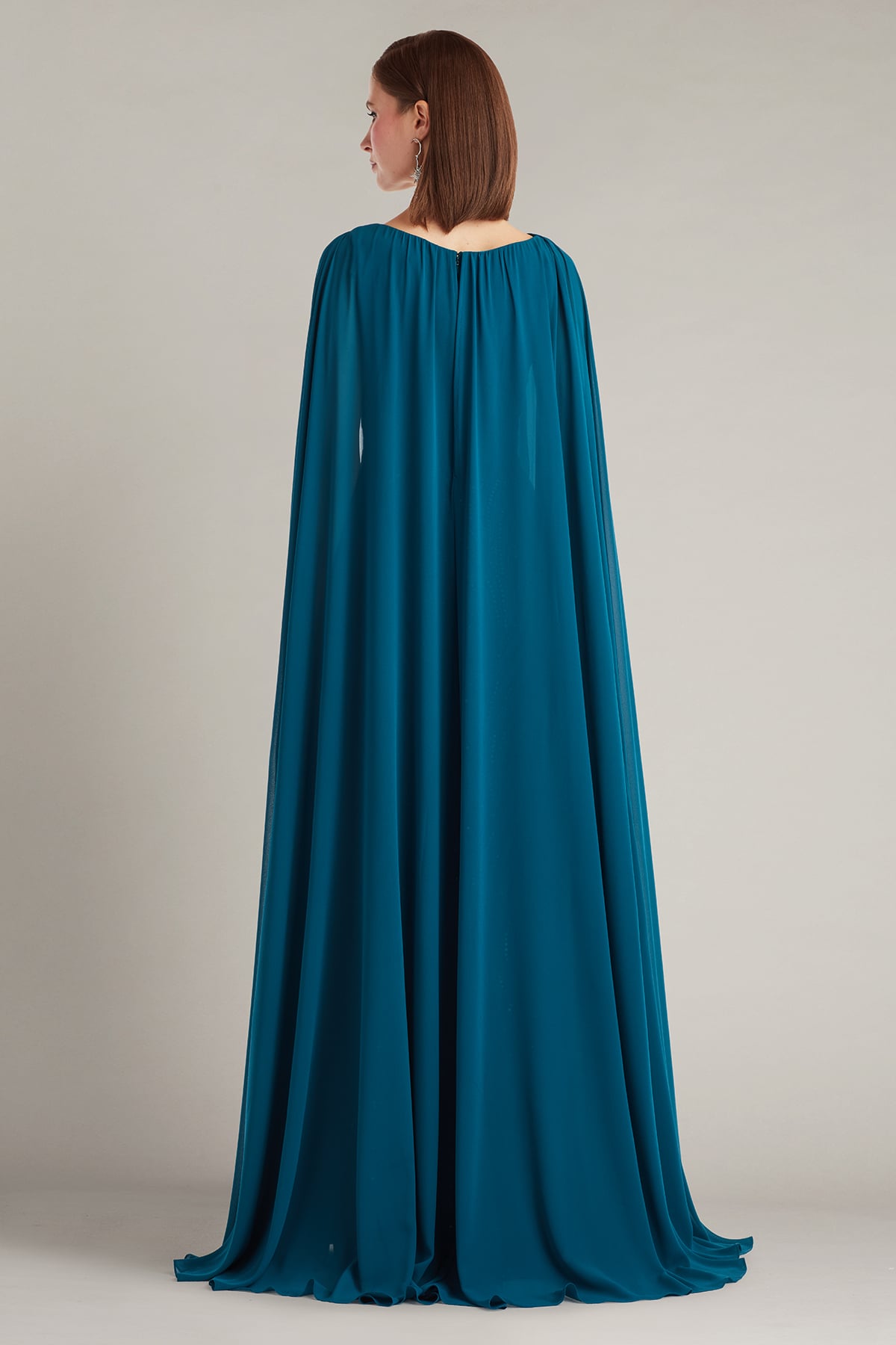 Mother of the Bride Dresses Long Formal Cape Sequin Fitted Mother of the Bride Dress Tadashi Shoji CIO25642L Starry Night
