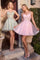 Homecoming Dresses Homecoming Short A Line Applique Cocktail Dress Lt Pink