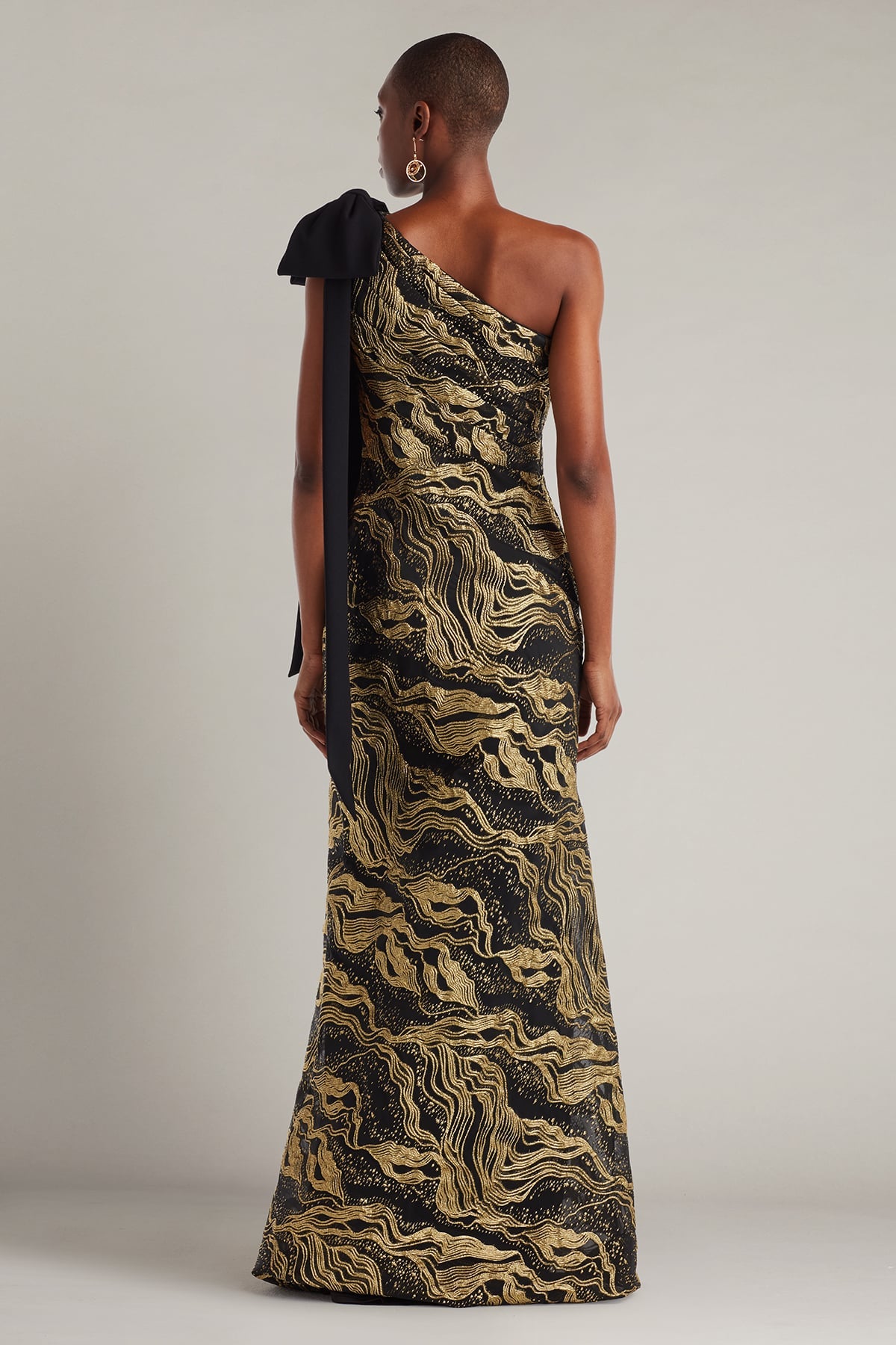 Formal Dresses Long Formal Mother of the Bride Dress Gold/Black