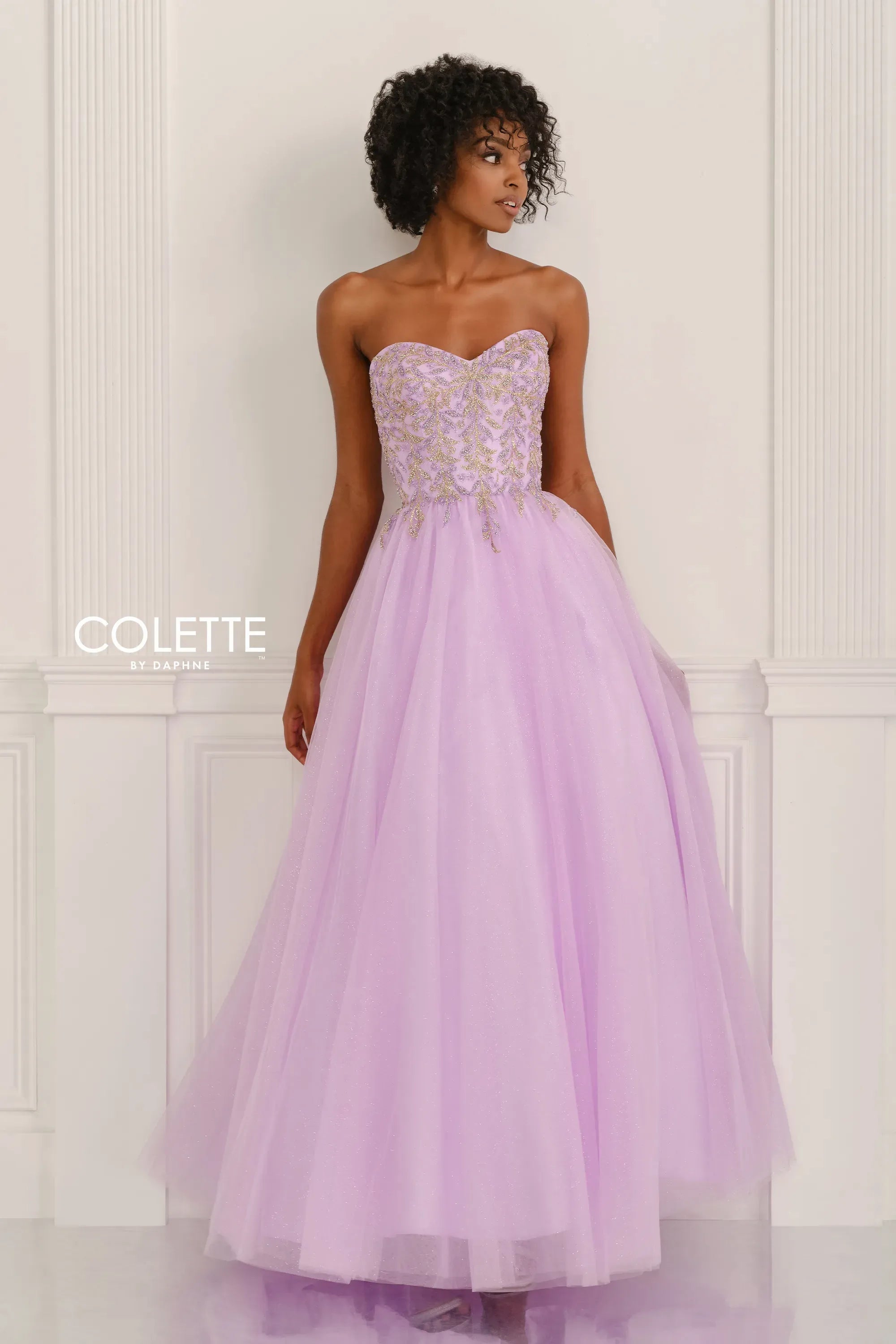 Prom Dresses A Line Glitter Formal Long Prom Dress Lilac