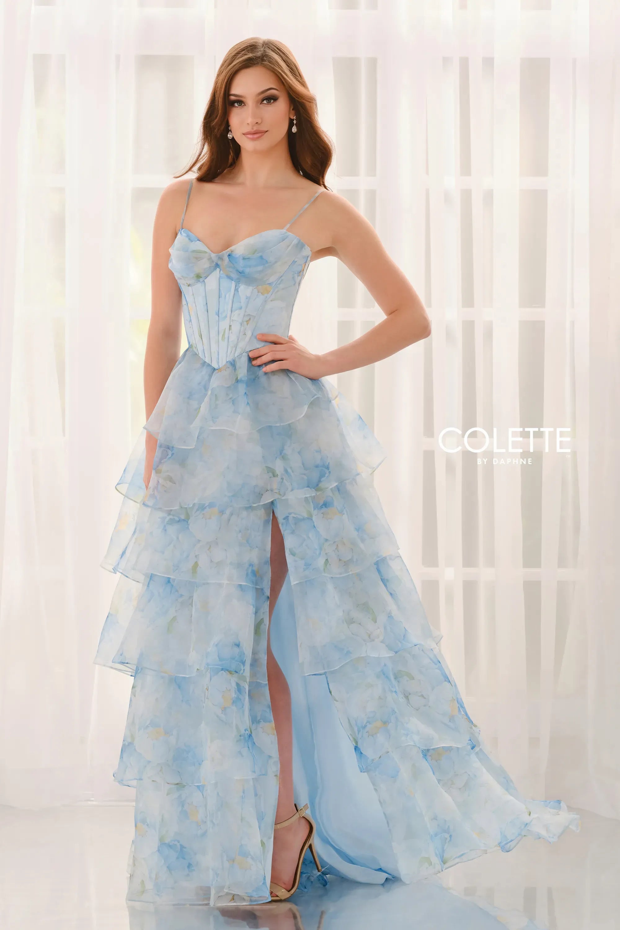 Colette by Daphne CL6123 Ball Gown Formal Long Prom Dress