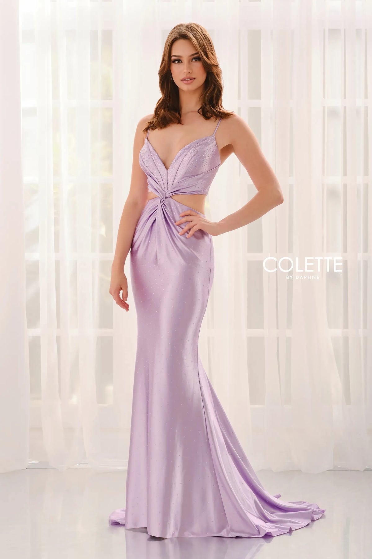 Prom Dresses Fitted Long Formal Evening Prom Dress Lilac