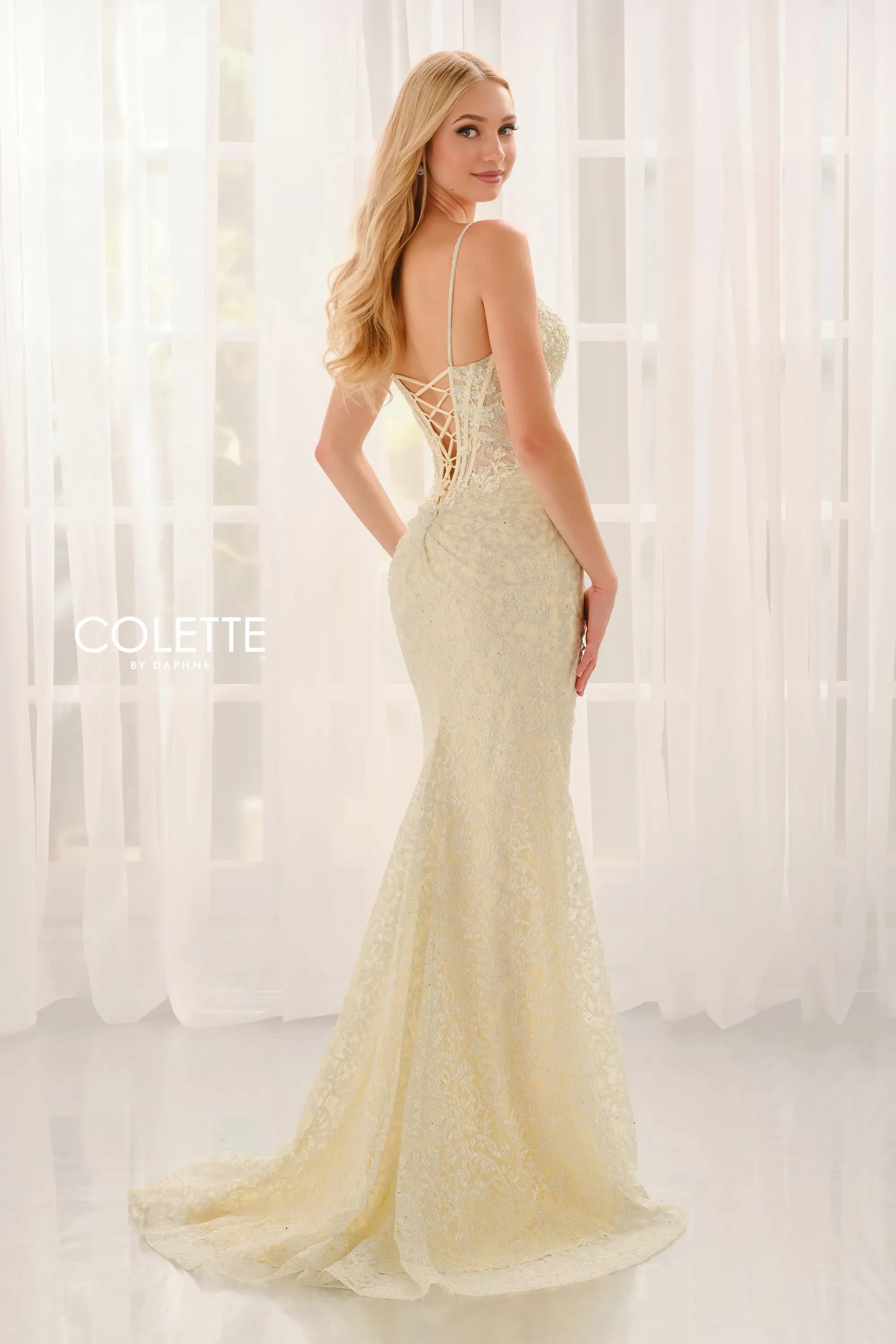 Prom Dresses Long Formal Lace Applique Prom Dress Buttercup