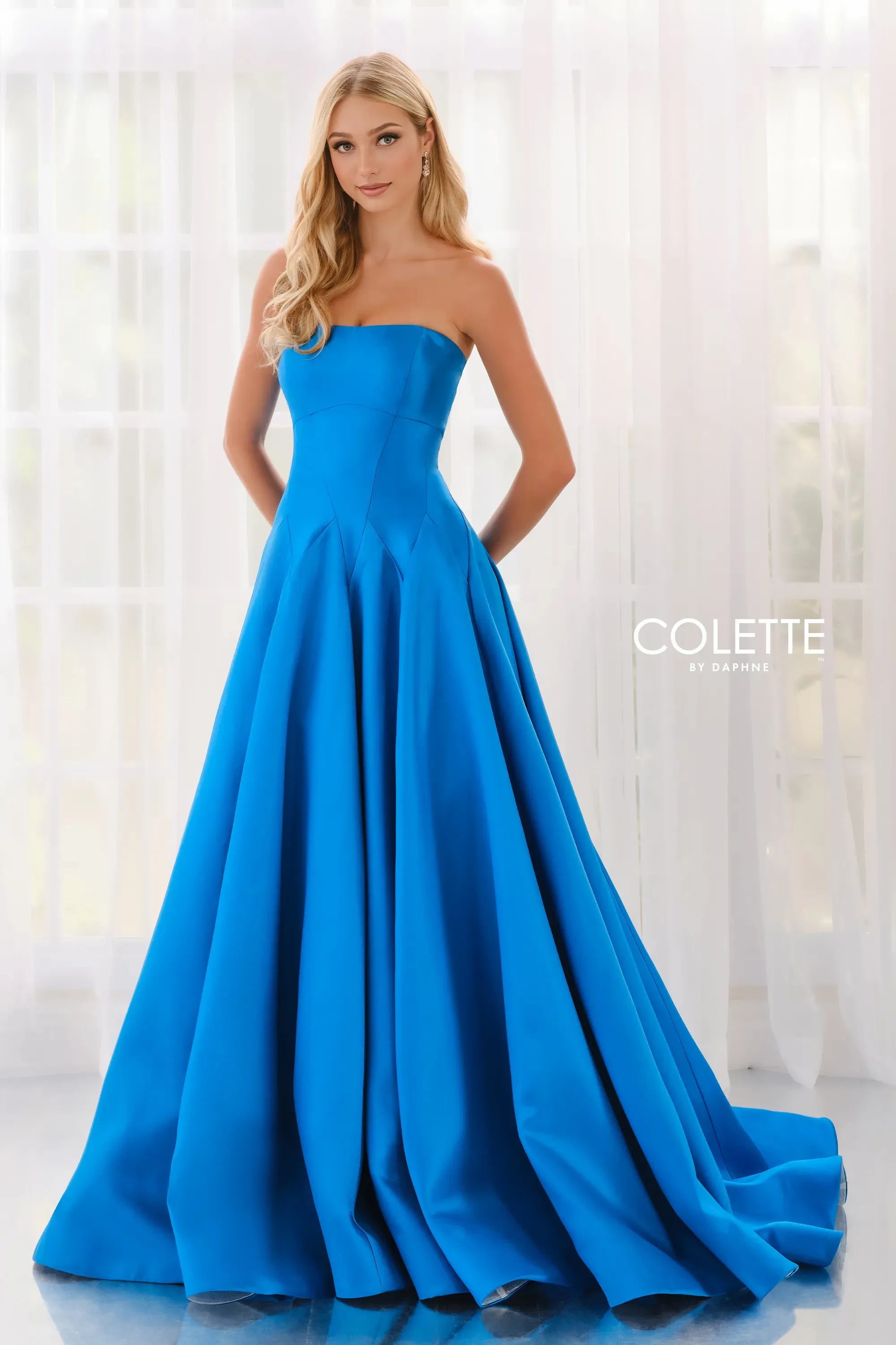 formal dresses daphne al Colette by Daphne CL6189 Long Ball Gown Formal Prom Dress