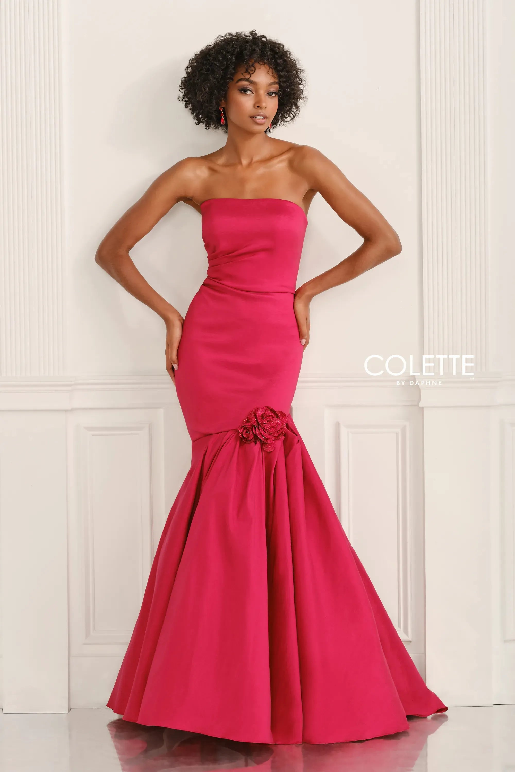 Prom Dresses Formal Mermaid Long Evening Prom Dress Scarlet