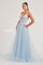 Prom Dresses Long Lace A Line Formal Prom Dress Light Blue