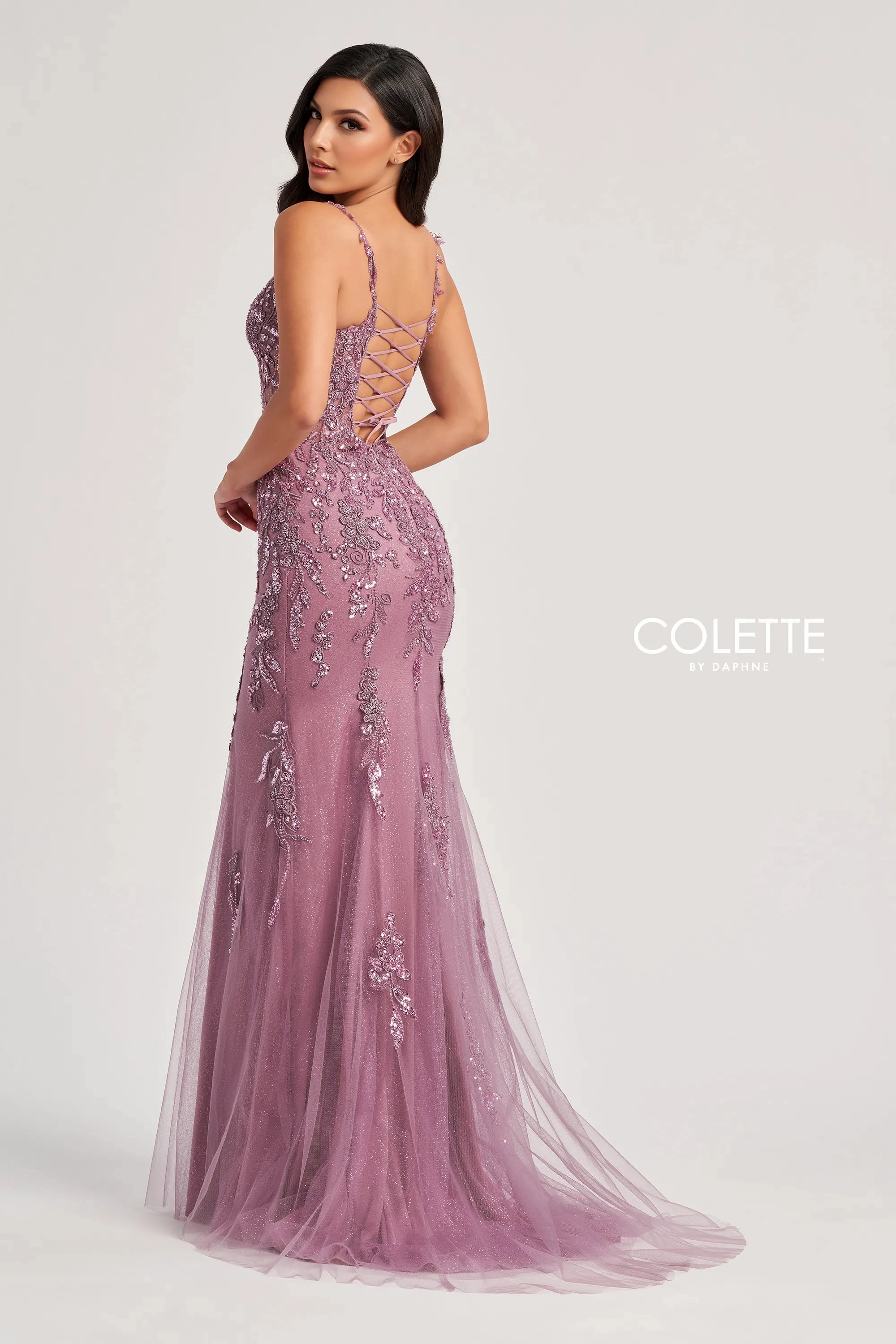 Prom Dresses Beaded Long Sequin Glitter Formal Prom Dress Heather