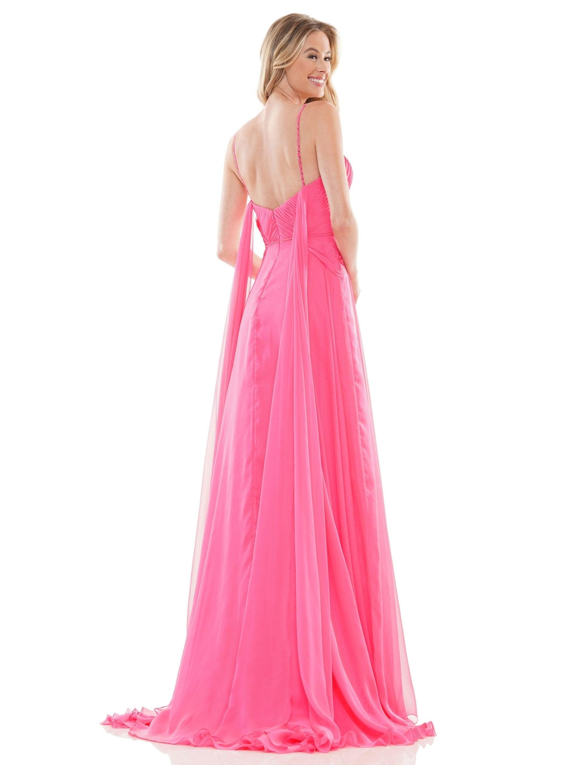 Colors Long Formal Chiffon Prom Dress 2664 - The Dress Outlet