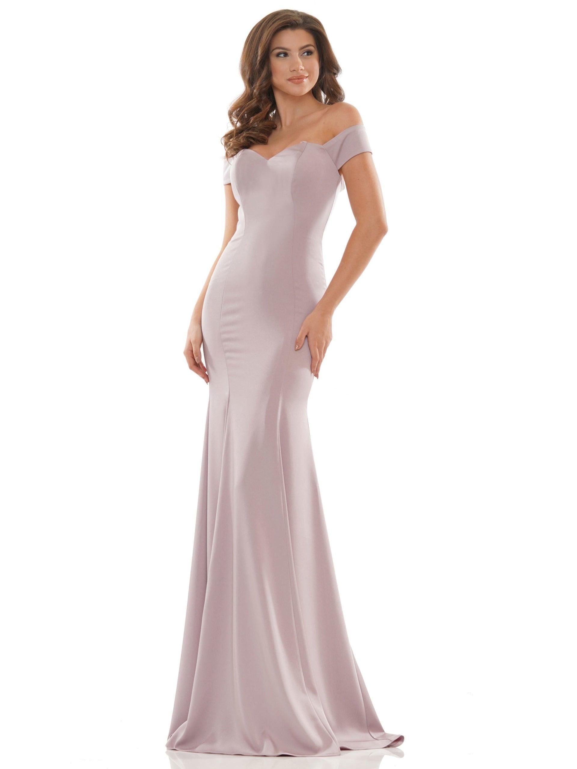 Colors Long Formal Fitted Bridesmaid Dress 1768 - The Dress Outlet