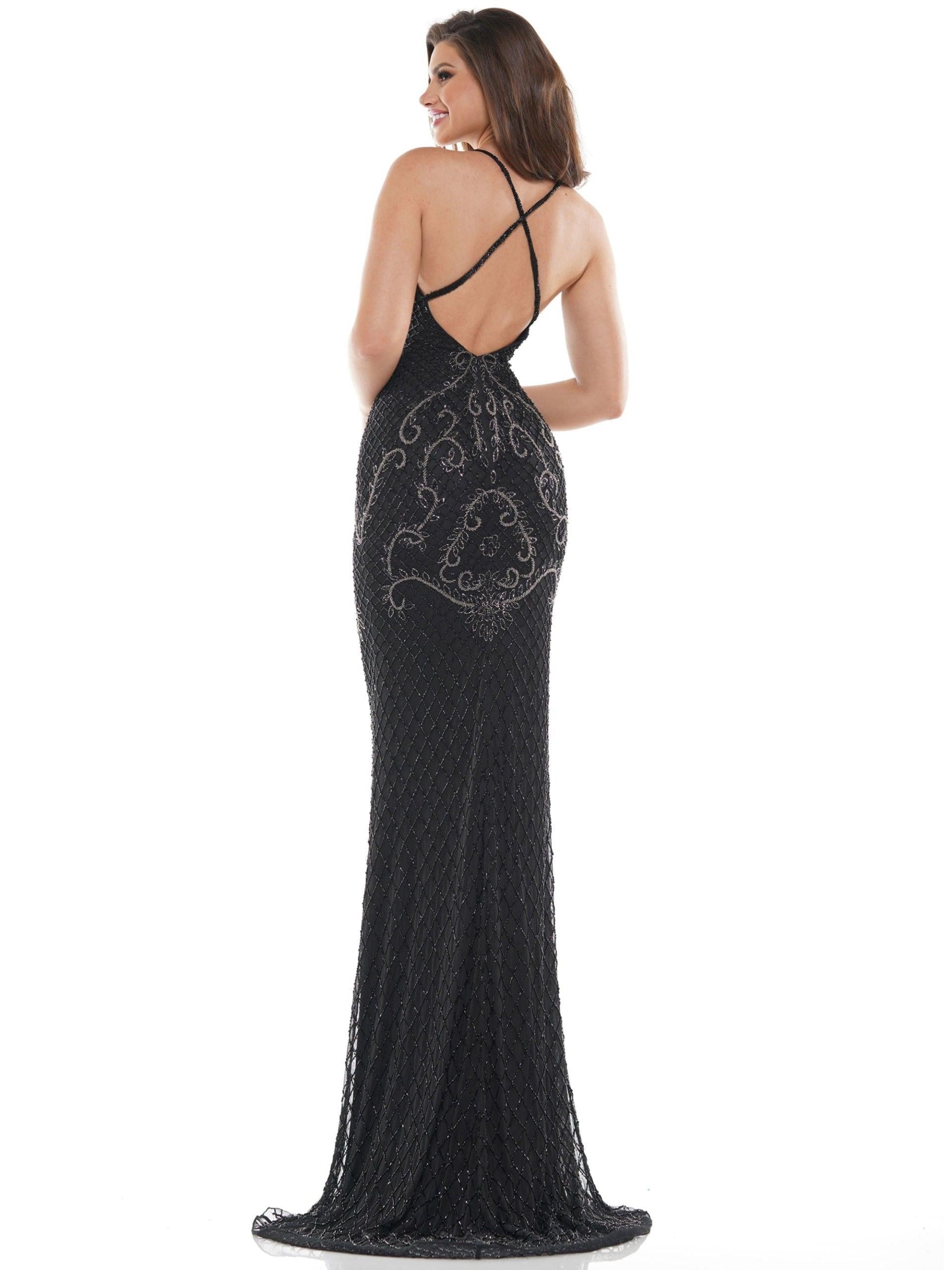 Colors Long Formal Fitted Prom Dress 111 - The Dress Outlet