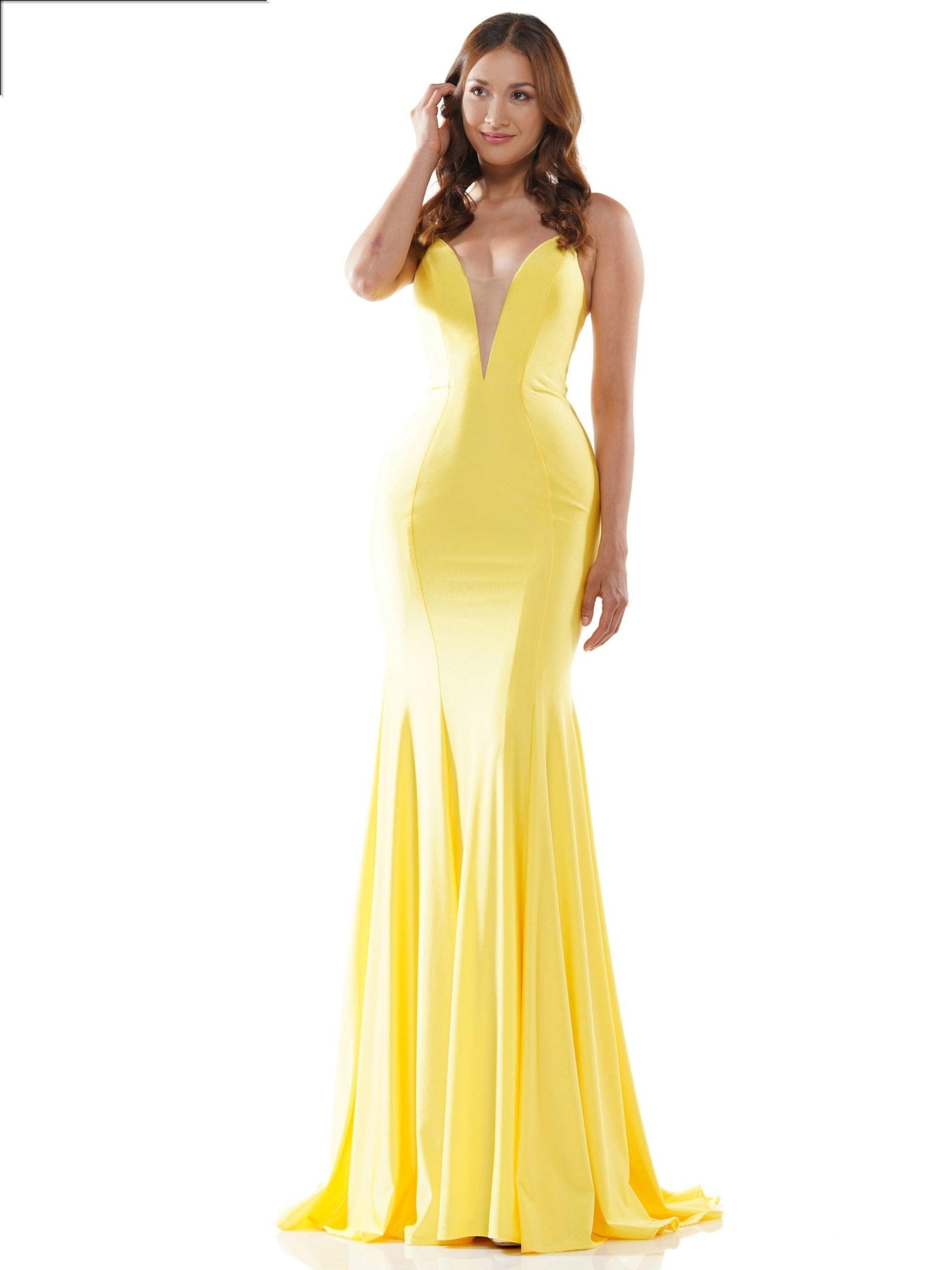 Colors Long Formal Fitted Prom Dress 2486 - The Dress Outlet