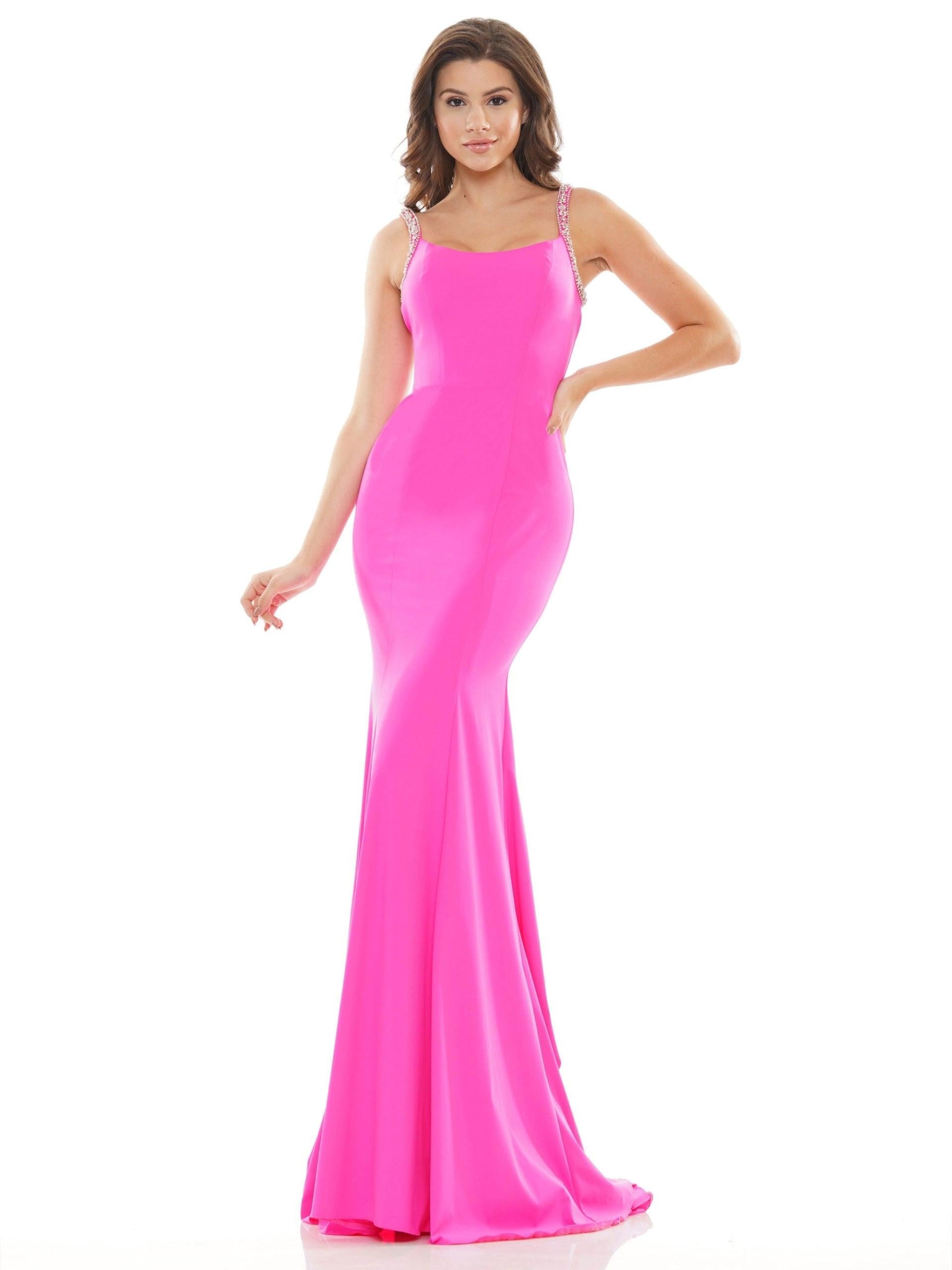 Colors Long Formal Fitted Prom Dress 2695 - The Dress Outlet