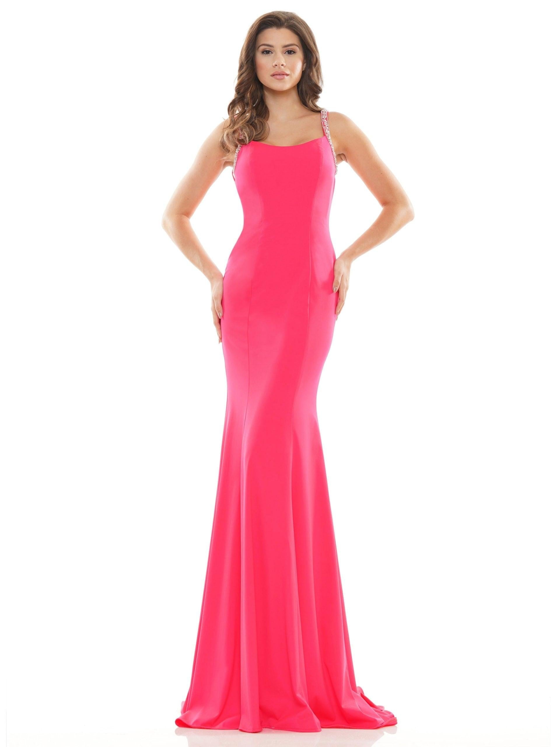 Colors Long Formal Fitted Prom Dress 2695 - The Dress Outlet