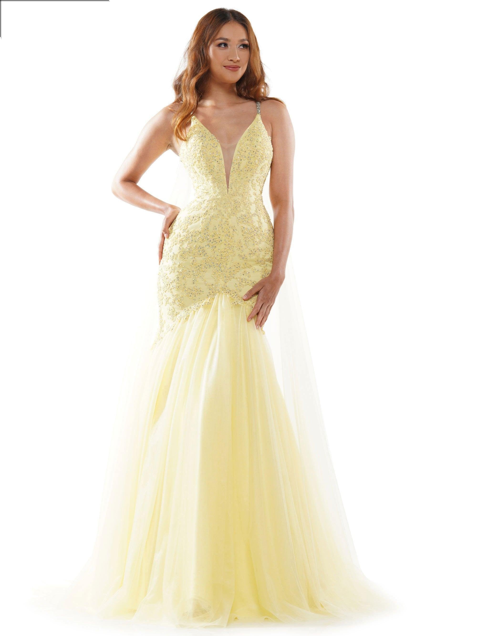 Colors Long Formal Mermaid Prom Dress 962 - The Dress Outlet