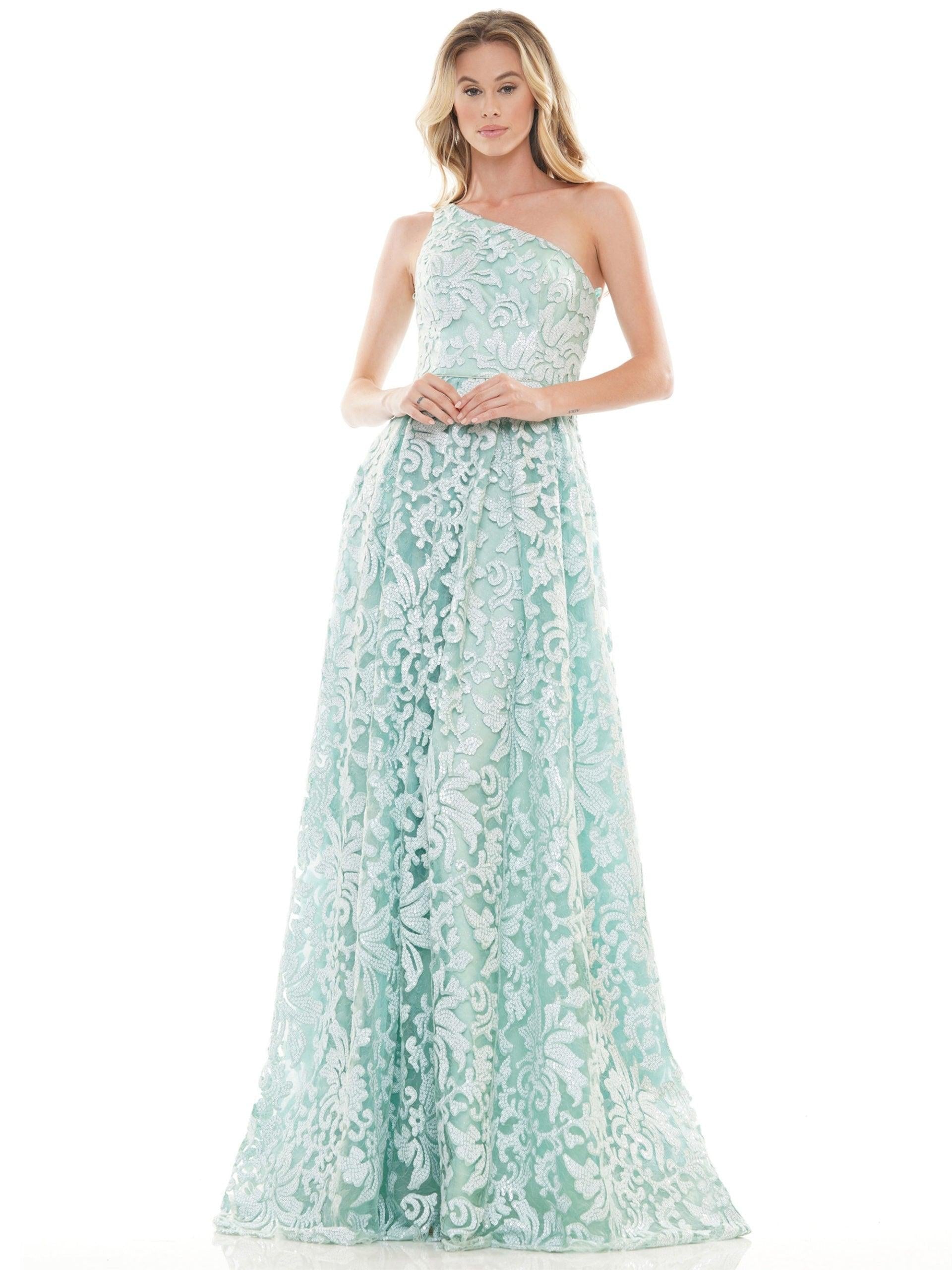 Colors Long Formal One Shoulder Prom Dress 2657 - The Dress Outlet