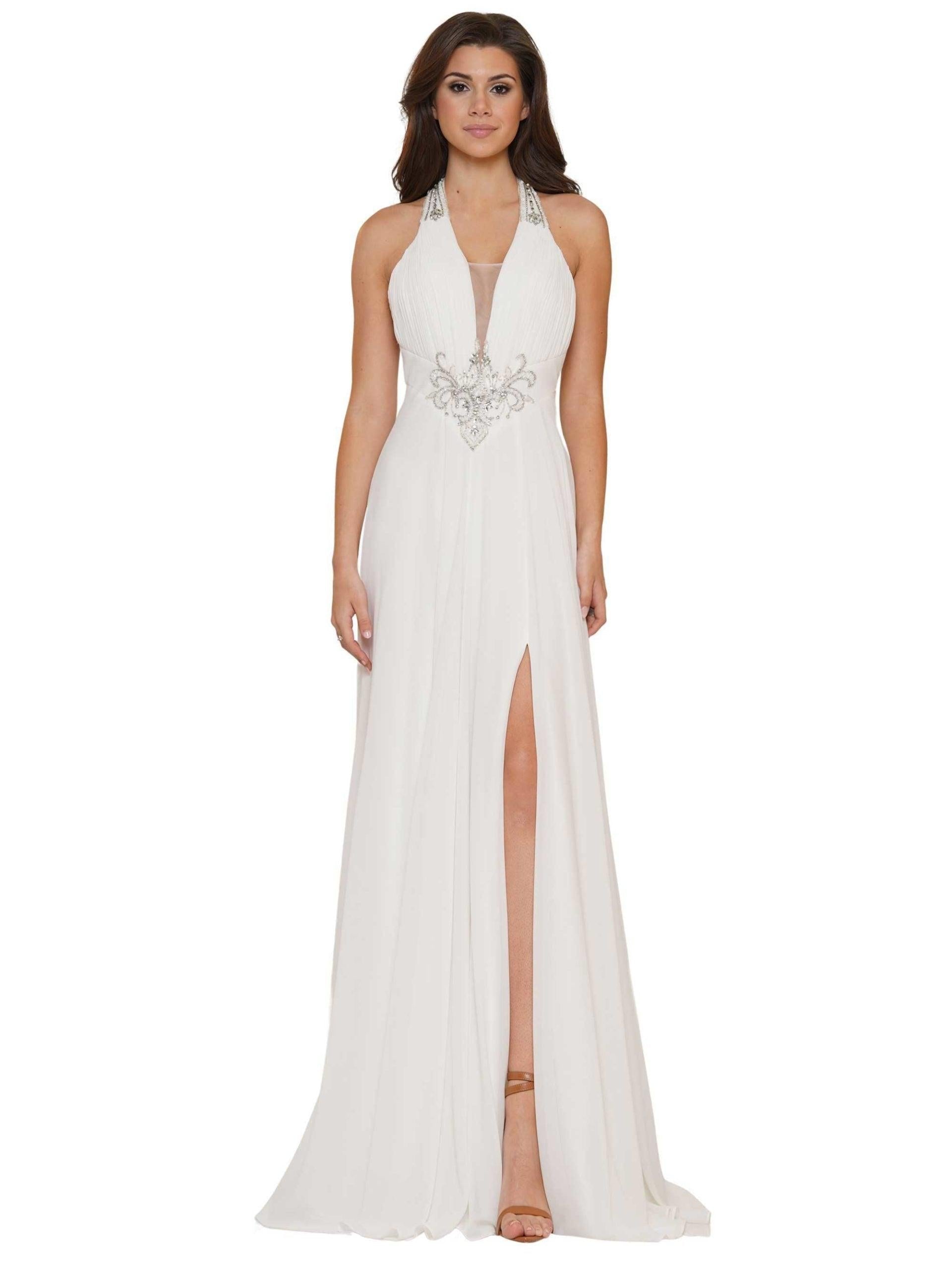 Colors 2710 Colors Long Formal Prom Chiffon Dress