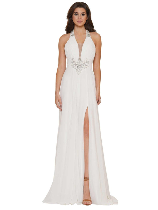 Colors 2710 Colors Long Formal Prom Chiffon Dress