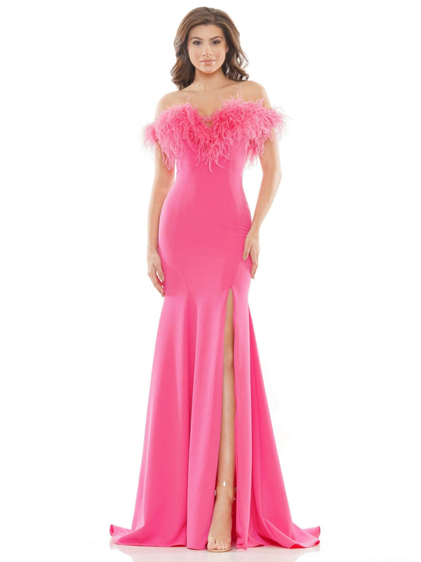 Colors 2663 Colors Long Off Shoulder Formal Prom Dress